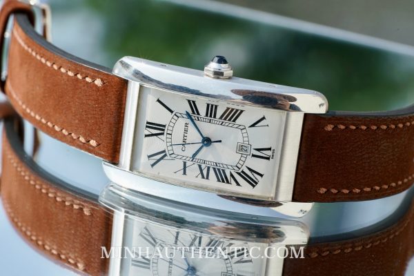 Cartier Tank Americaine Automatic 18k White Gold 1741 W2603256