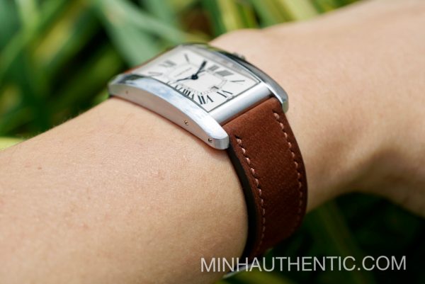 Cartier Tank Americaine Automatic 18k White Gold 1741 W2603256 - Ảnh 18