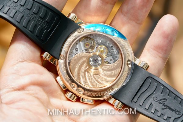 Breguet Marine Chronograph 18k Rose Gold 5827BR/Z2/5ZU - Ảnh 3