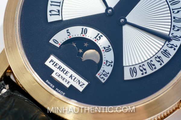 Pierre Kunz Papillon Bi-Retrograde Moonphase 18k Rose Gold Automatic PKA 004 HMRL - Ảnh 13