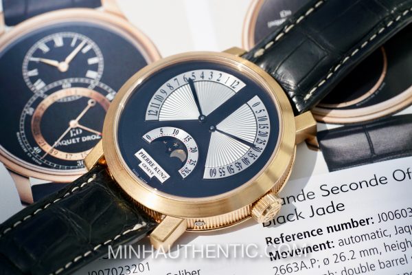 Pierre Kunz Papillon Bi-Retrograde Moonphase 18k Rose Gold Automatic PKA 004 HMRL - Ảnh 3