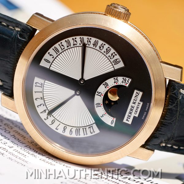 Pierre Kunz Papillon Bi-Retrograde Moonphase 18k Rose Gold Automatic PKA 004 HMRL