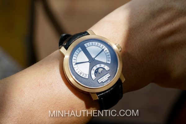 Pierre Kunz Papillon Bi-Retrograde Moonphase 18k Rose Gold Automatic PKA 004 HMRL - Ảnh 9