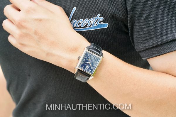 Girard Perregaux Vintage 1945 White Gold Grande Date Moonphase Blue 2580
