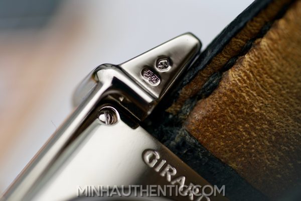 Girard Perregaux Vintage 1945 White Gold Grande Date Moonphase Blue 2580 - Ảnh 12