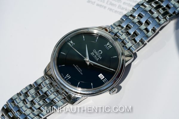 Omega De Ville Prestige 36.8mm Co-Axial Chronometer Black 424.10.37.20.01.001 - Ảnh 16