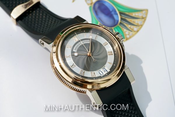 Breguet Marine Big Date 18k White/Rose Gold 5817BE/Z2/5V8 - Ảnh 5