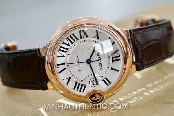 Cartier Ballon Bleu 42mm Automatic 18k Rose Gold W6900651 - Ảnh 2