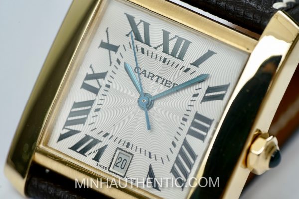 Cartier Tank Francaise Large Automatic 18k Gold W5000156 - Ảnh 3