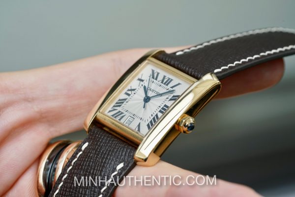 Cartier Tank Francaise Large Automatic 18k Gold W5000156 - Ảnh 9