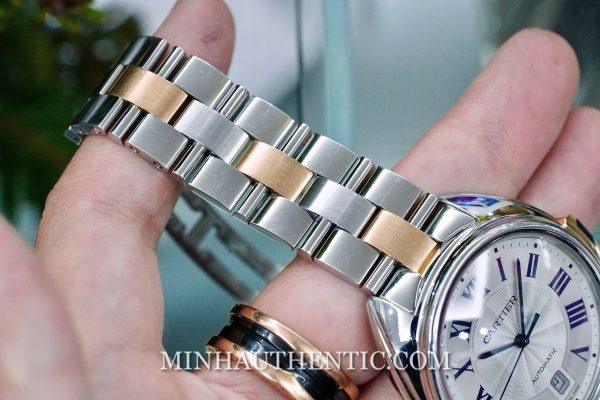 Cartier Cle Automatic 40mm 18k Rose Gold/Steel 3850 W2CL0002 - Ảnh 8