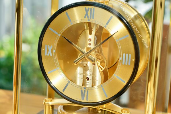 Jaeger LeCoultre Atmos 540 Black/Gold Lắc Chấm Bi - Ảnh 11