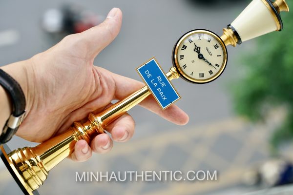 Jaeger LeCoultre Rue de la Paix Gold Clock - Ảnh 3