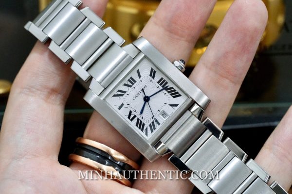 Cartier Tank Francaise Automatic W51002Q3 2302 - Ảnh 8