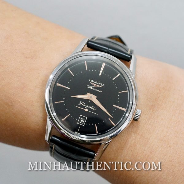 Longines Flagship Heritage Automatic Black 38.5mm L4.795.4.58.0