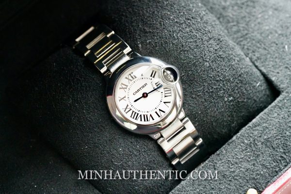 Cartier Ballon Bleu 28mm W69010Z4 - Ảnh 9