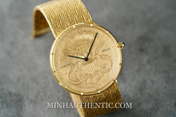 Corum Heritage Coin “Double Eagle” 18k Gold Automatic - Ảnh 5