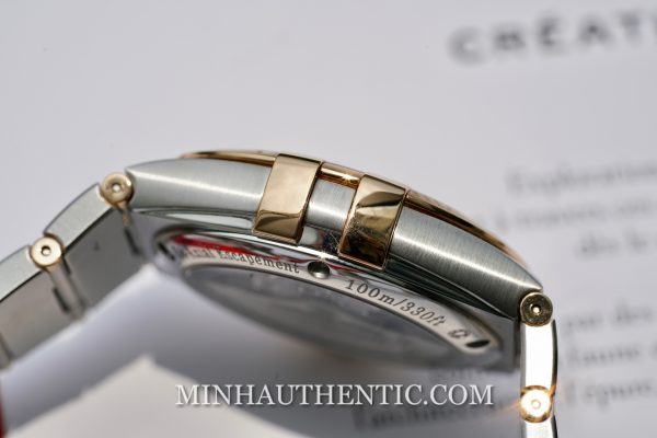 Omega Constellation Co-Axial Blue 18k Rose Gold/Steel 123.20.38.21.03.001 - Ảnh 7