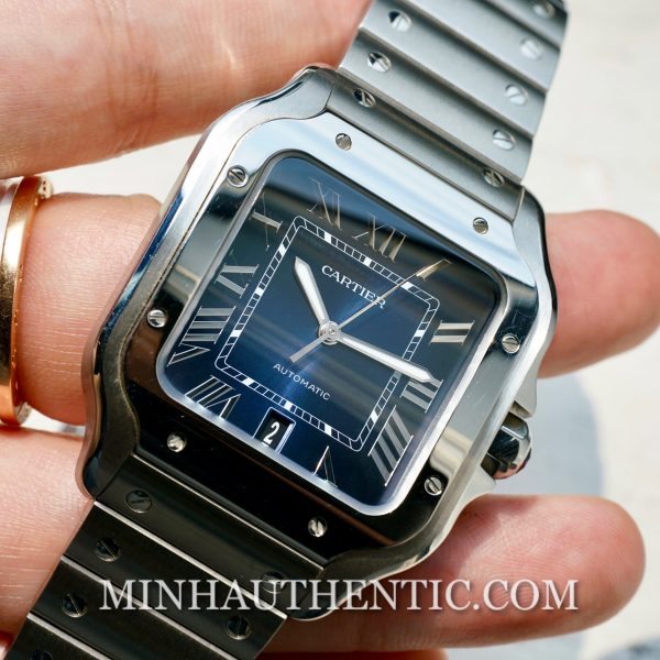 Cartier Santos Large Blue WSSA0030