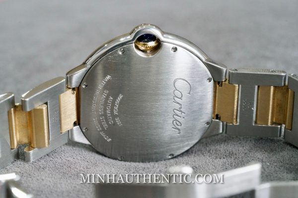 Cartier Ballon Bleu 42mm Automatic 18k Gold/Steel W69009Z3 - Ảnh 8