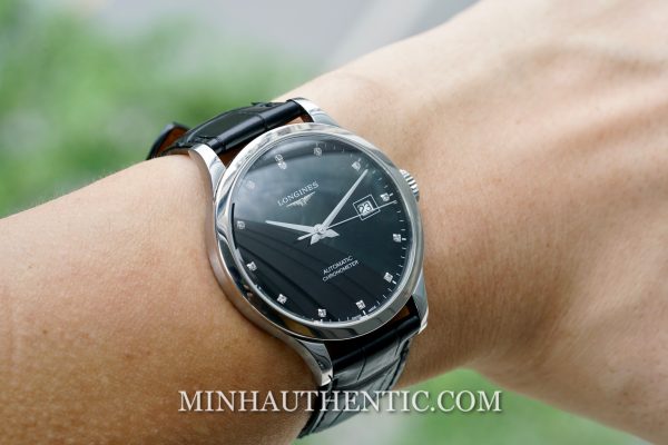 Longines Record 38.5mm Diamond L2.821.4.57.2 - Ảnh 11
