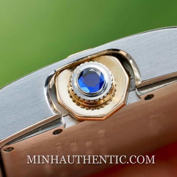 Cartier Tank Anglaise Large 18k Rose Gold/Steel W5310007