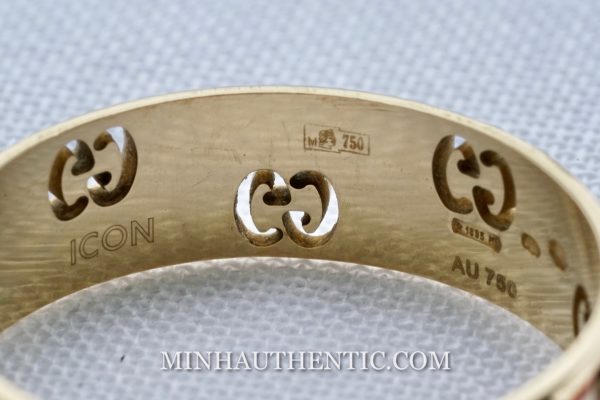 Gucci Icon Bold 18k Gold Ring - Ảnh 4