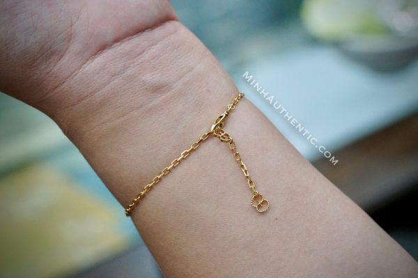 Gucci Marmont GG Running Charm Bracelet 18k Gold - Ảnh 7