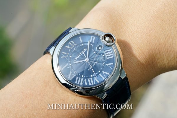 Cartier Ballon Bleu 42mm Blue WSBB0027 - Ảnh 9