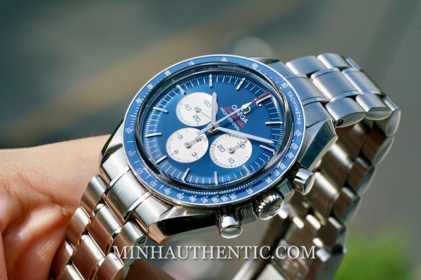 Omega Speedmaster Moonwatch Olympic Tokyo 2020 Blue 522.30.42.30.03.001 - Ảnh 11