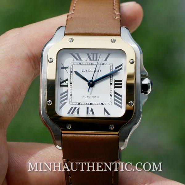 Cartier Santos Medium 18k Gold/Steel W2SA0016