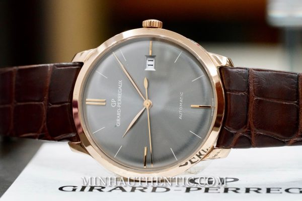 Girard Perregaux Vintage 1966 38mm 18k Rose Gold 49525-52-232-BKCA - Ảnh 6