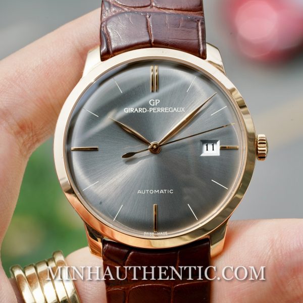 Girard Perregaux Vintage 1966 38mm 18k Rose Gold 49525-52-232-BKCA
