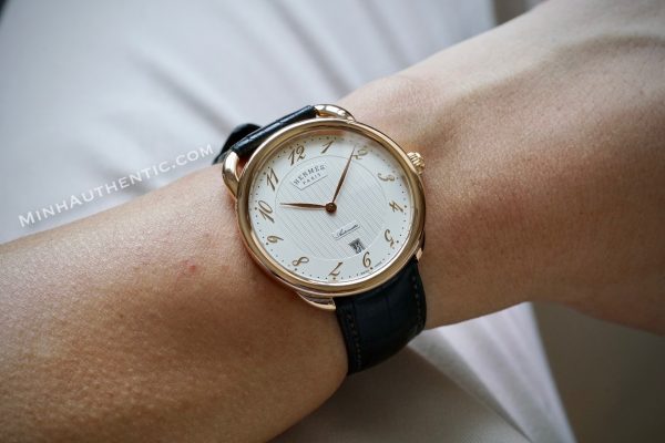 Hermes Arceau 40mm Automatic 18k Rose Gold W038085WW00