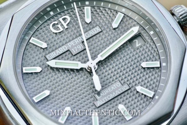 Girard Perregaux Laureato 38mm Grey 81005-11-231-BB6A - Ảnh 20