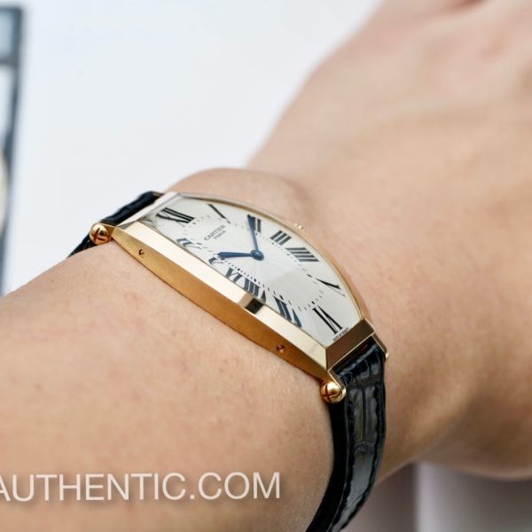 Cartier Tonneau CPCP 18k Rose Gold 2458B