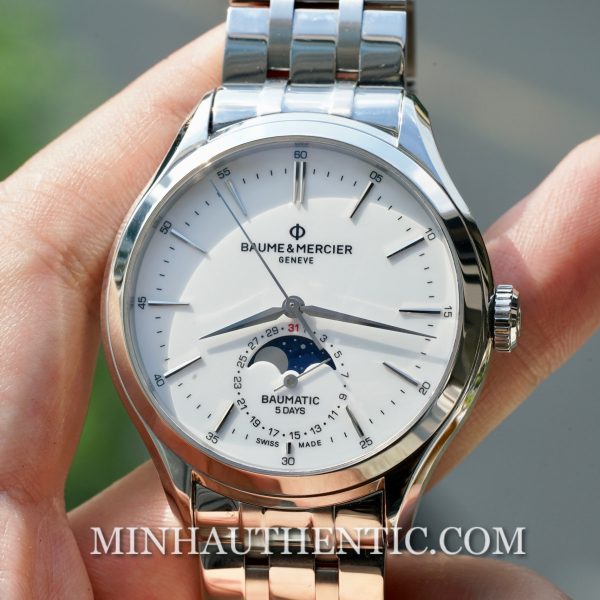 Baume Mercier Clifton Moonphase 5 Days Automatic 10552