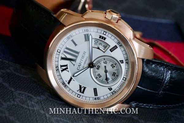 Cartier Calibre 18k Rose Gold W7100009 - Ảnh 2