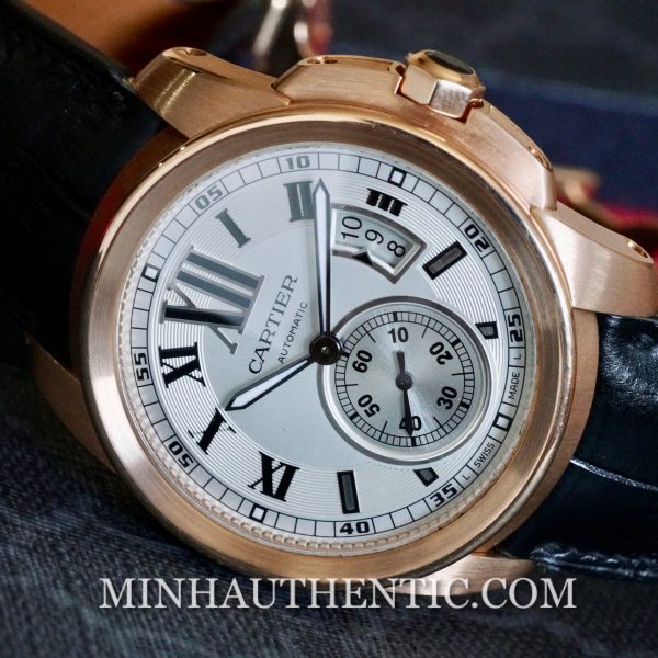 Cartier Calibre 18k Rose Gold W7100009