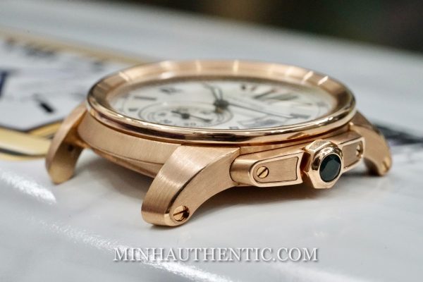 Cartier Calibre 18k Rose Gold W7100009 - Ảnh 5