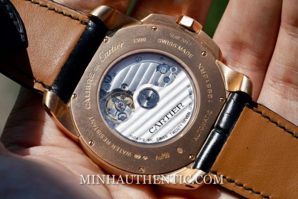 Cartier Calibre 18k Rose Gold W7100009 - Ảnh 11