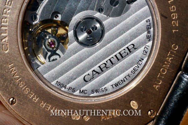 Cartier Calibre 18k Rose Gold W7100009 - Ảnh 13