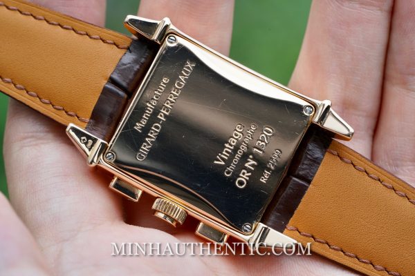 Girard Perregaux Vintage 1945 Automatic Chronograph 18k Rose Gold 2599 - Ảnh 6