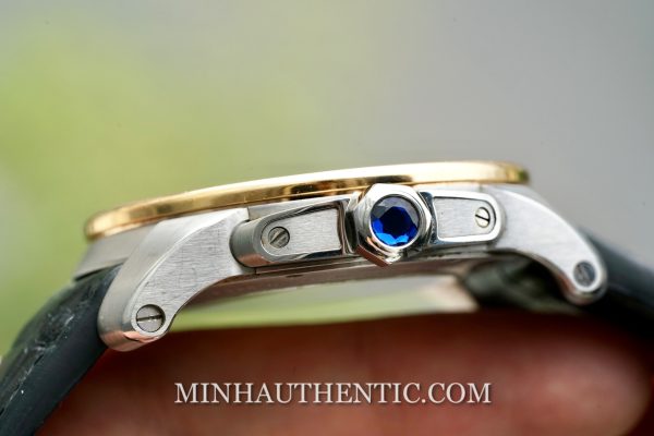 Cartier Calibre 18k Rose Gold/Steel W7100039 - Ảnh 3