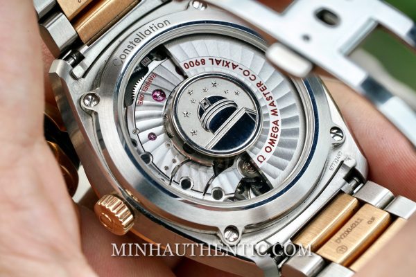 Omega Globemaster Blue Sedna Gold Steel 130.20.39.21.03.001 - Ảnh 4