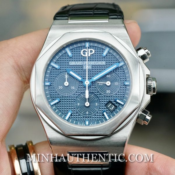 Girard Perregaux Laureato Chronograph 38mm Blue 81040-11-431-BB4A