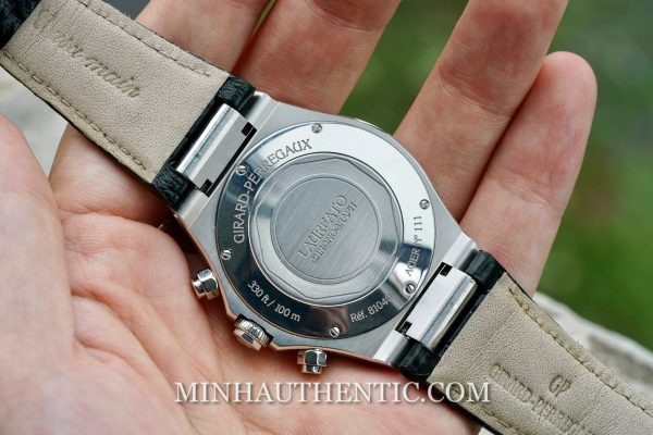 Girard Perregaux Laureato Chronograph 38mm Blue 81040-11-431-BB4A - Ảnh 13