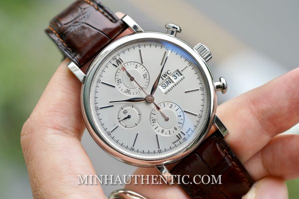IWC Portofino Chronograph Silver IW3910-27 - Ảnh 11