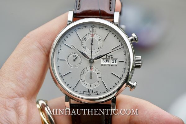 IWC Portofino Chronograph Silver IW3910-27 - Ảnh 12