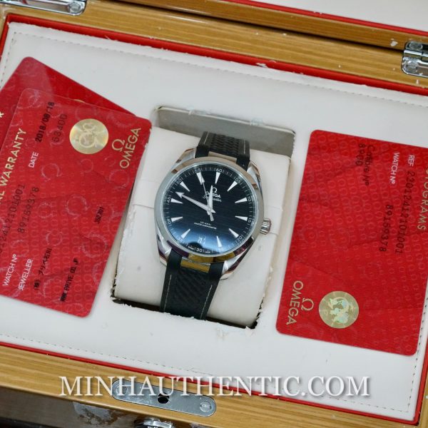 Omega Aqua Terra 41mm Master Chronometer Black Rubber 220.12.41.21.01.001